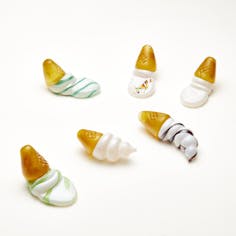 soft cream ミニオブジェ チョコバニラ